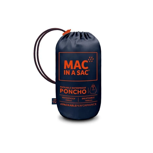 Mac in a Sac poncho navy