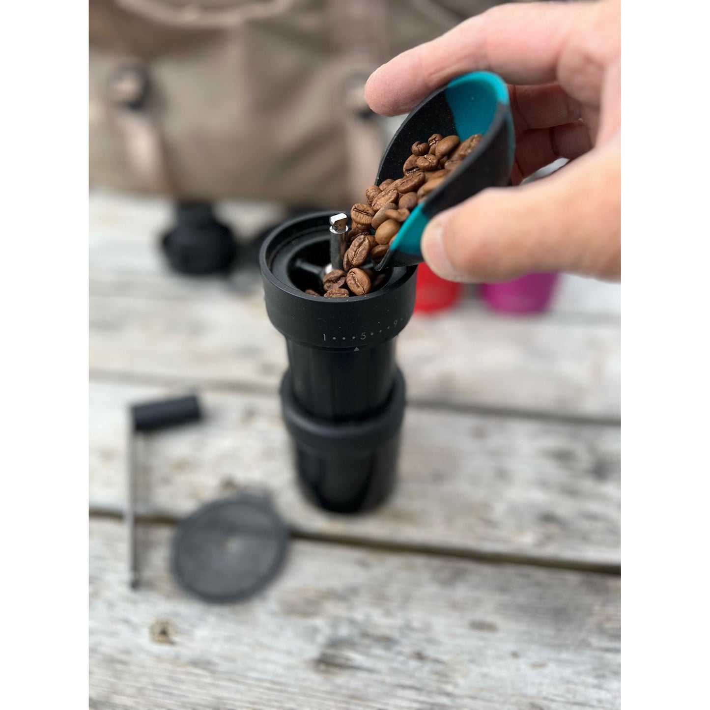 Tragbare Kaffeemühle Robusta