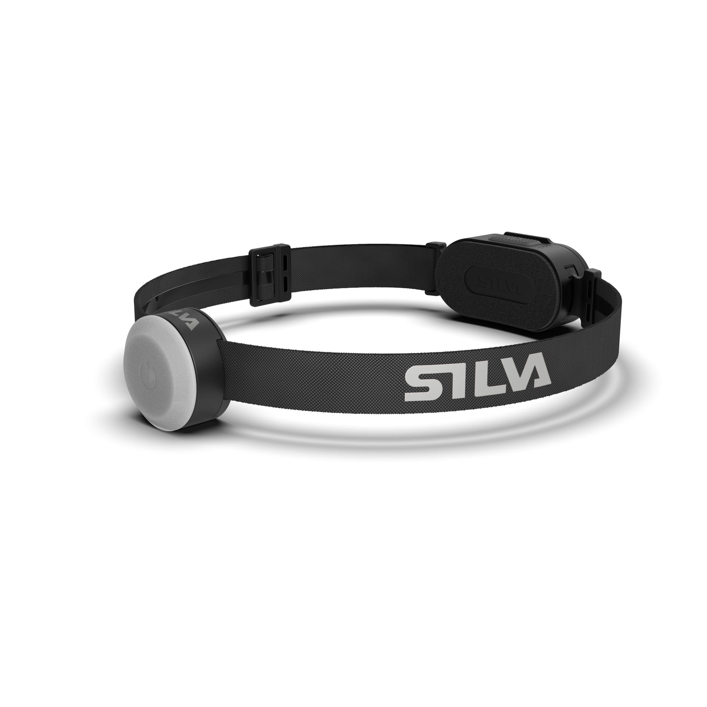 Silva Smini hoofdlamp - Compact en lichtgewicht ontwerp in zwart, ideaal voor outdooravonturen en kamperen.