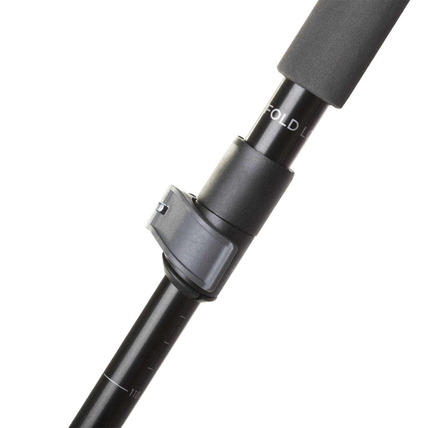 Vouwsluiting trekkingstok in zwart - Sterke 6061 aluminium trekkingstok met praktische verstelbaarheid voor optimaal comfort.