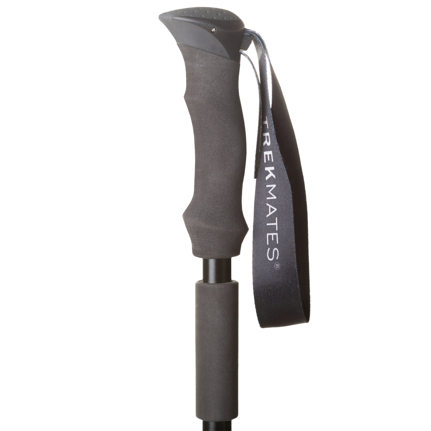 Vouwsluiting trekkingstok in zwart - Comfortabele handgreep voor betere grip tijdens wandelingen en outdooractiviteiten.