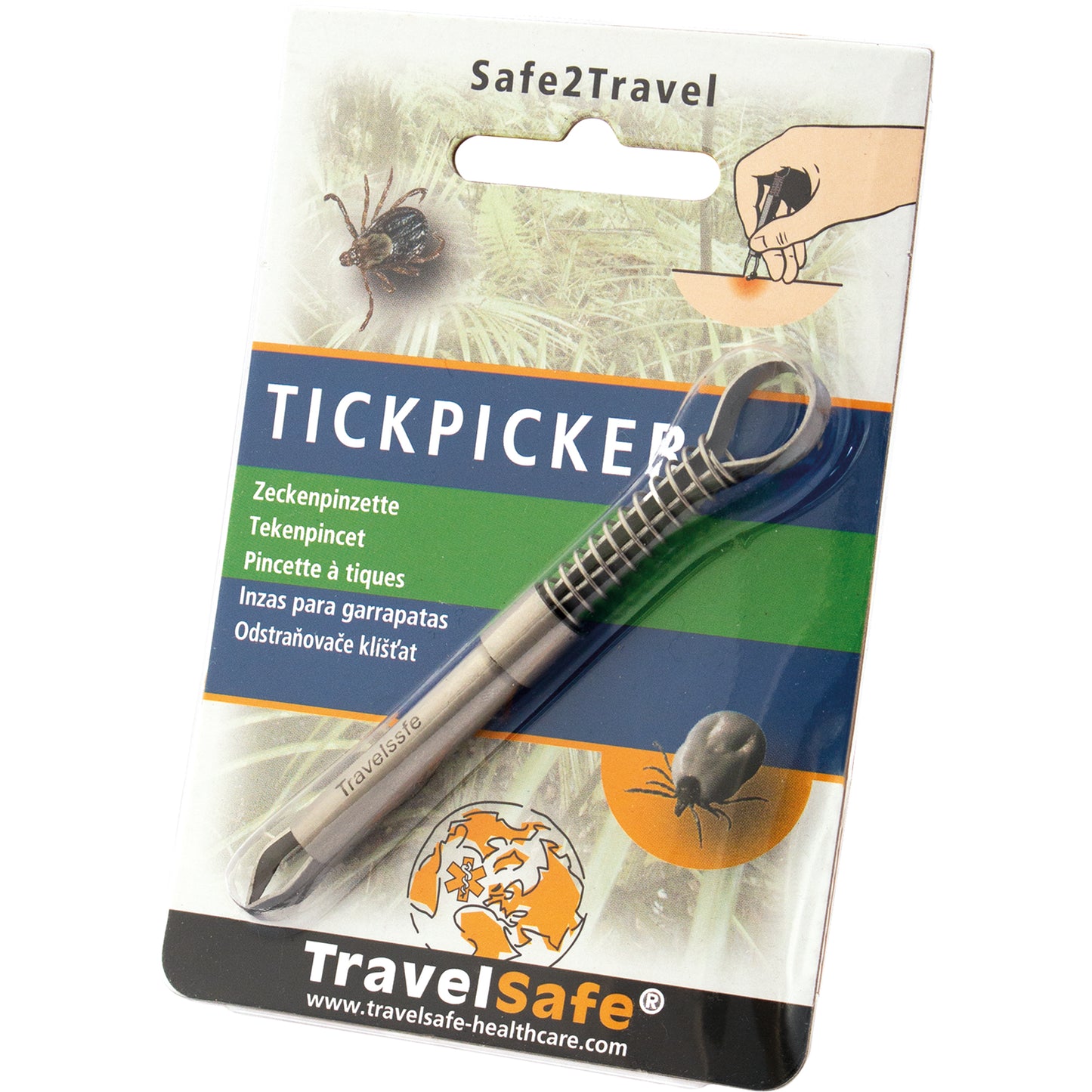 Tick tweezers