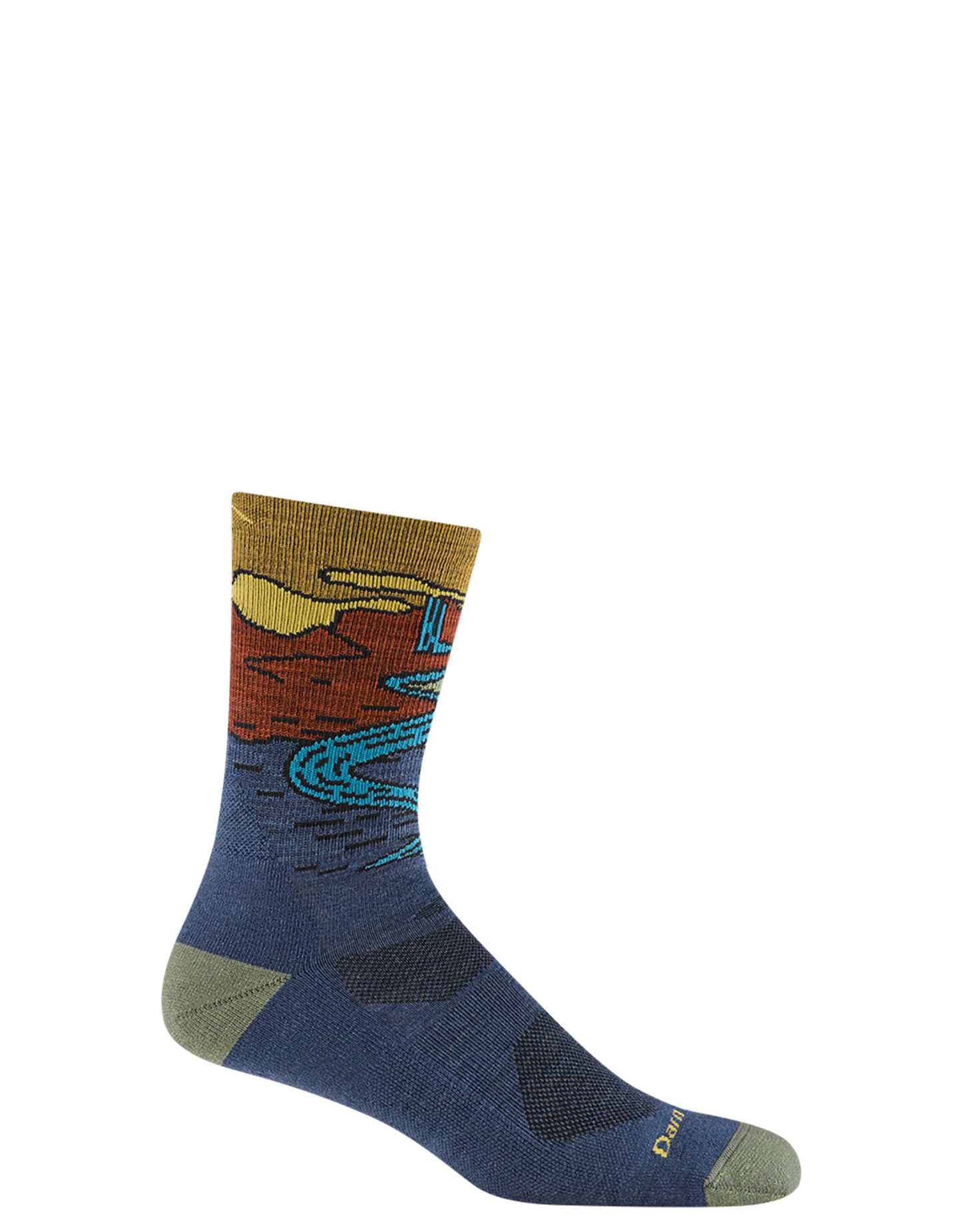 Men's hiking socks - Micro Crew - Chasing Waterfalls