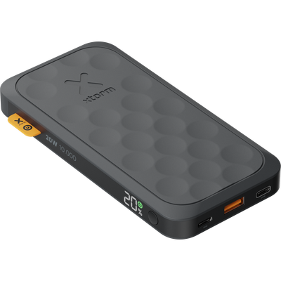 Xtorm Fuel Series 5 20W powerbank 10.000mAh - Compacte en krachtige powerbank met 2x USB-C en 1x USB-A poort voor efficiënt opladen van je apparaten onderweg.