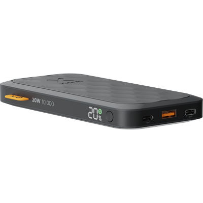 Xtorm Fuel Series 5 20W powerbank 10.000mAh - Krachtige powerbank met 2x USB-C en 1x USB-A poort, ideaal voor het opladen van meerdere apparaten onderweg.