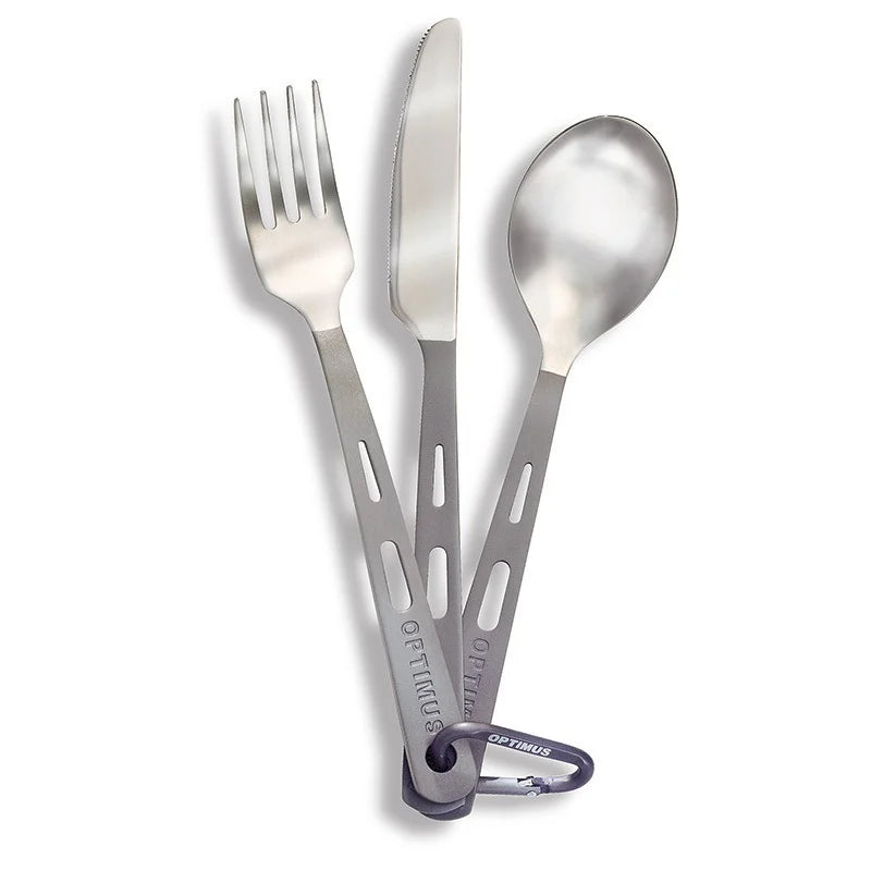 Cutlery set Titanium - 3 pieces