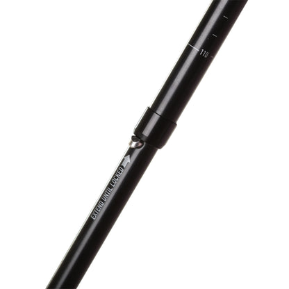 Vouwsluiting trekkingstok in zwart - Verstelbare trekkingstok van 6061 aluminium, ontworpen voor stabiliteit en duurzaamheid tijdens wandelingen.
