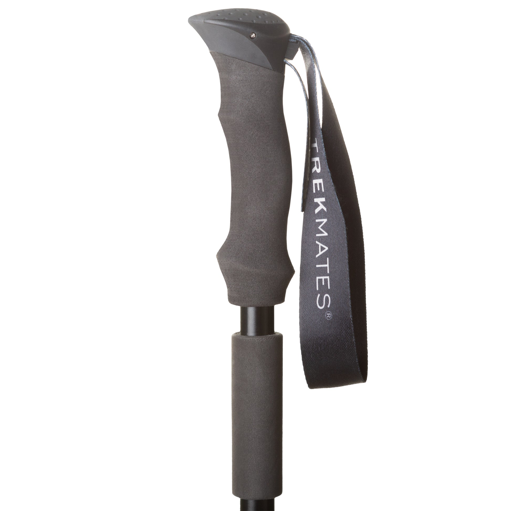 Vouwsluiting trekkingstok in zwart - Comfortabele handgreep voor betere grip tijdens wandelingen en outdooractiviteiten.