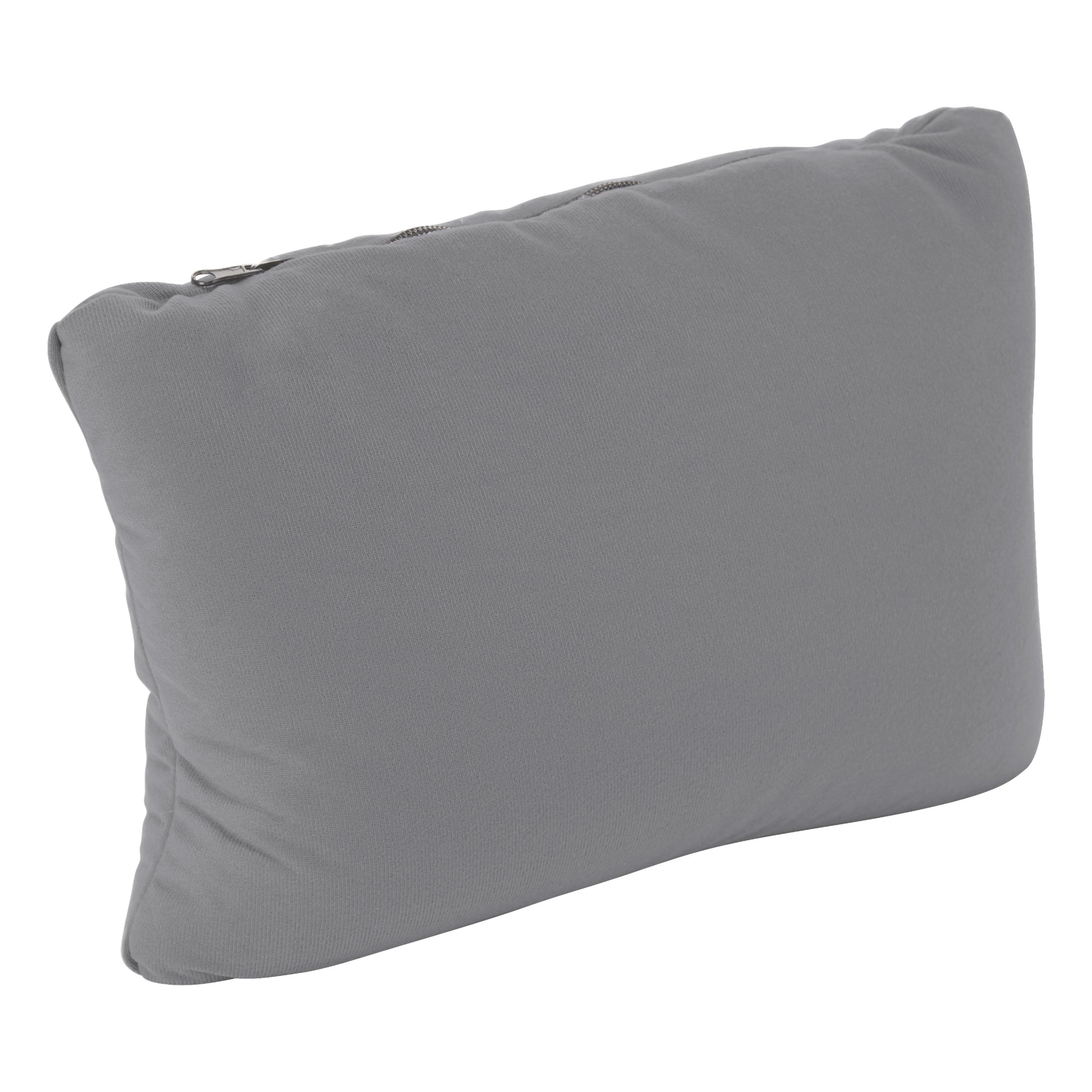 2-in-1 deluxe kussen in chroom - Verstelbaar kussen voor ultiem comfort en ondersteuning tijdens je outdooractiviteiten.